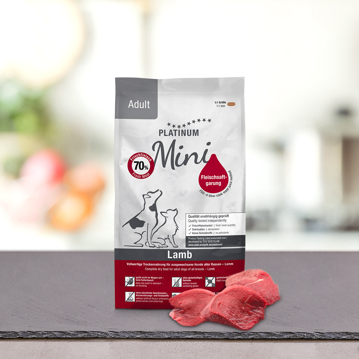 Platinum : Croquettes Chien Adult Agneau Mini