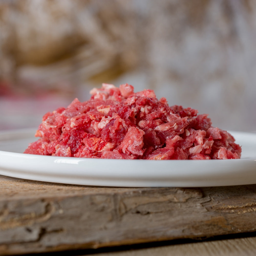 Barfgold Viande de muscle de bœuf entrelardée hachée