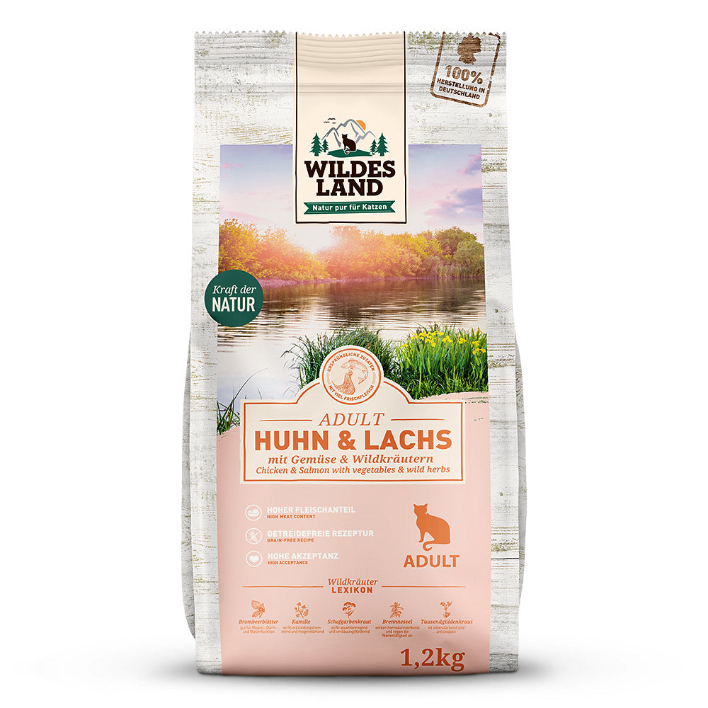 Wildes Land : Poulet et Saumon avec Légumes du jardin