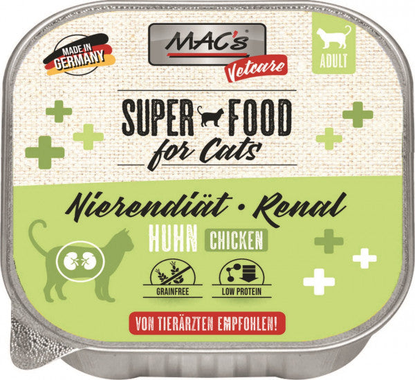 Mac's Cat Vetcare Régime Rénal Poulet