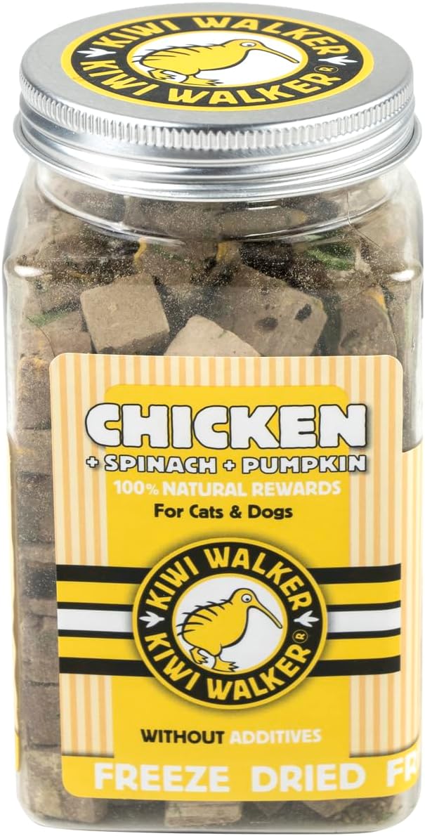 Kiwi Walker Freeze-dried Chicken + Spinach + Pumpkin