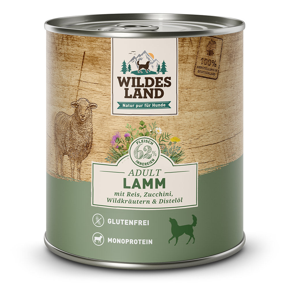 Wildes Land : Bio Agneau avec Riz & Courgettes