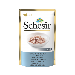 Schesir Katze Gelee Thunfisch & Seehecht