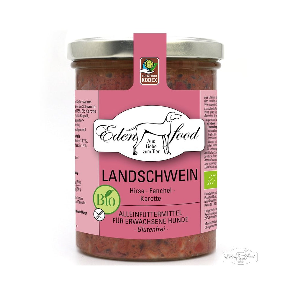 Edenfood Dog Bio-Menü Landschwein