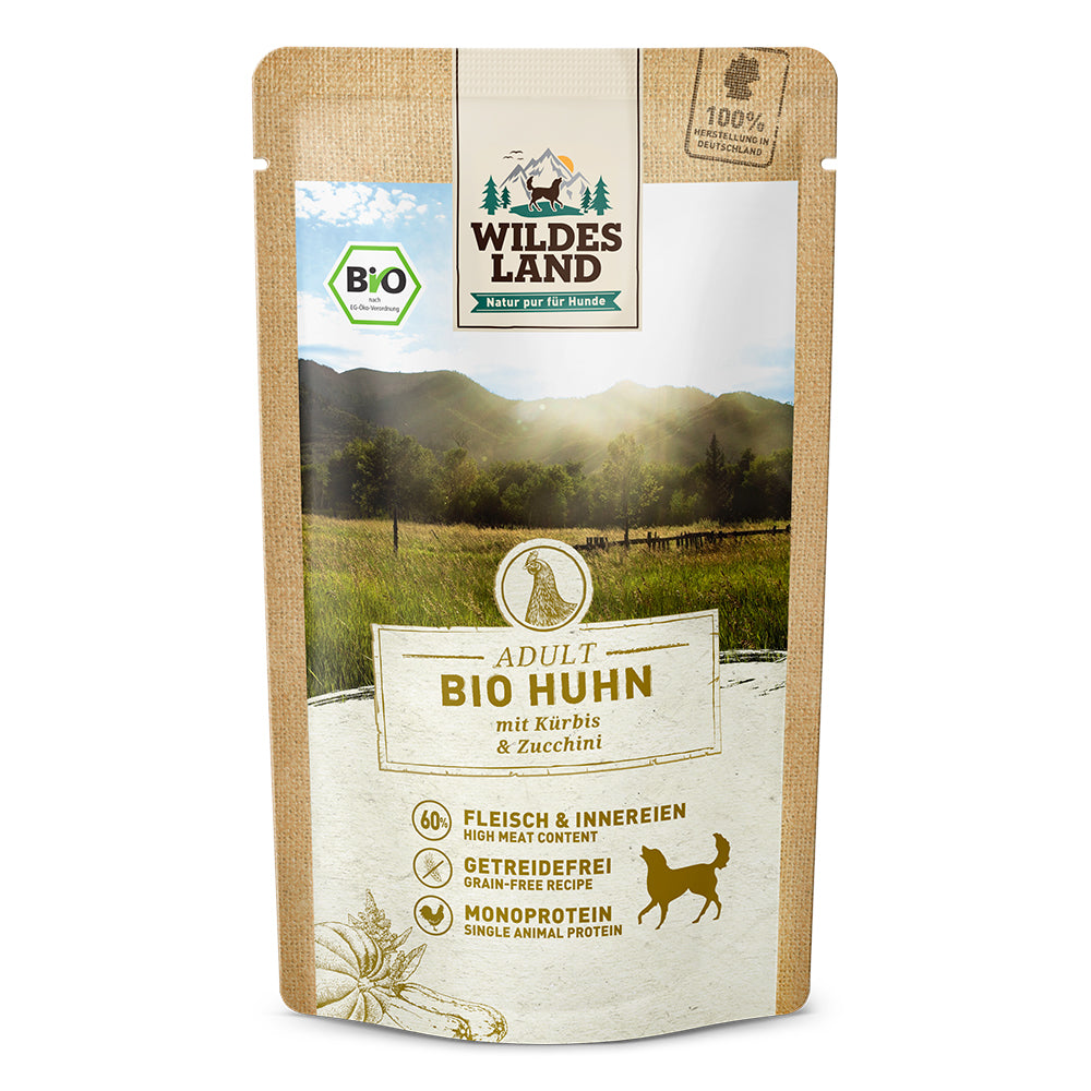 Wildes Land : Bio Poulet avec Potiron & Courgettes