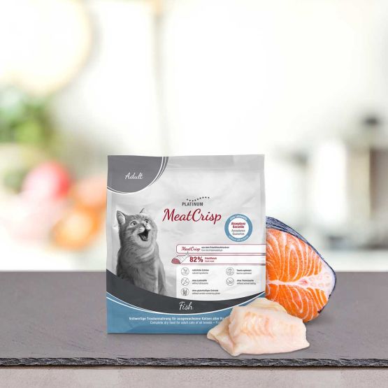 Platinum : Cat MeatCrisp Adult Poisson