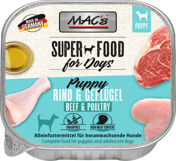 Mac's Dog Puppy Rind & Geflügel