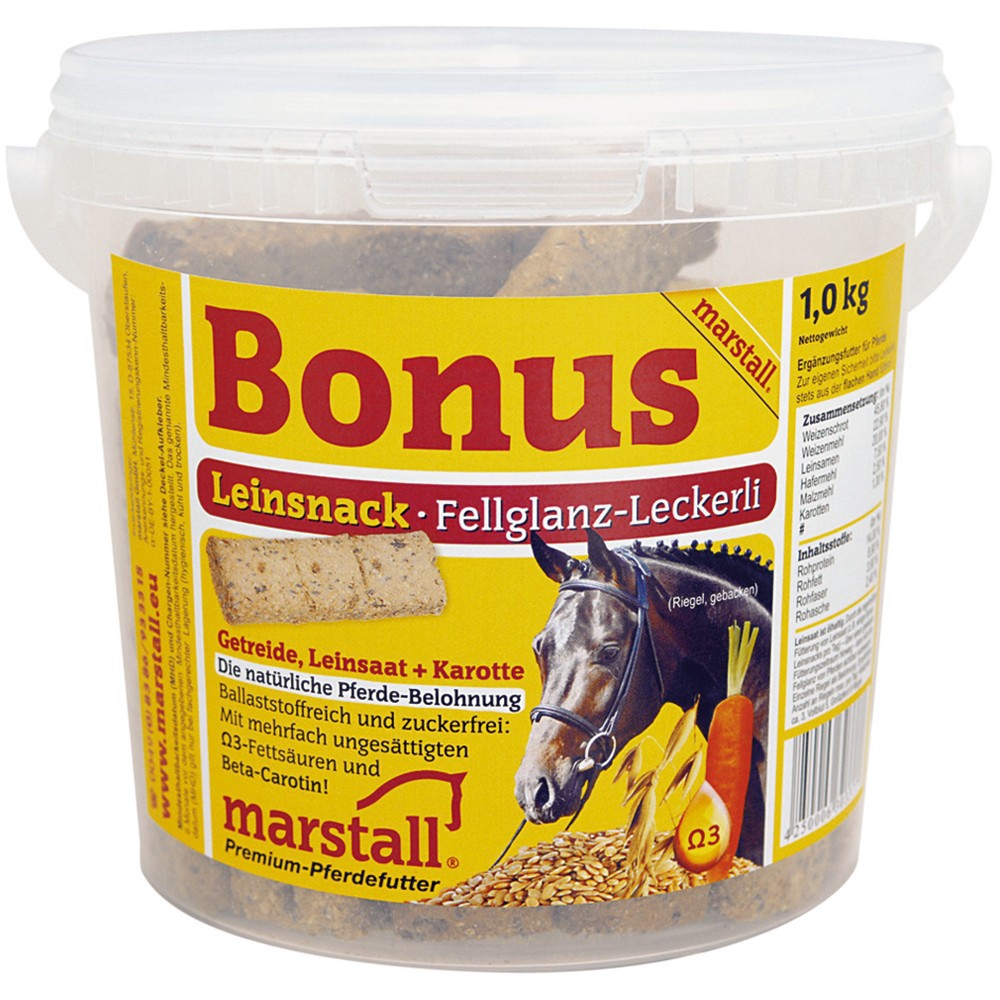 Marstall Bonus Leinsnack (Snack au lin)