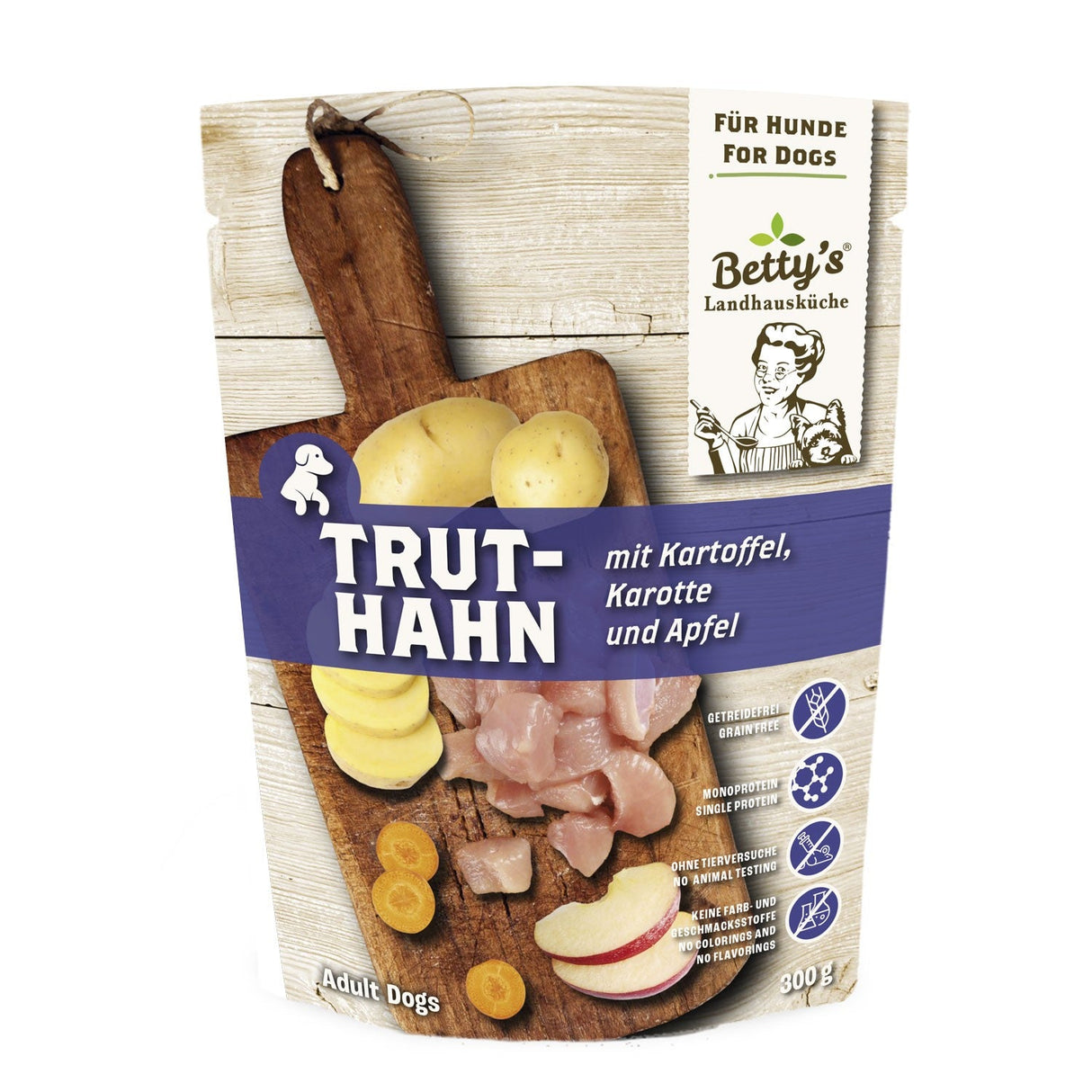 Betty's Dog Landhausküche Sachet fraîcheur Dinde & Pomme de terre