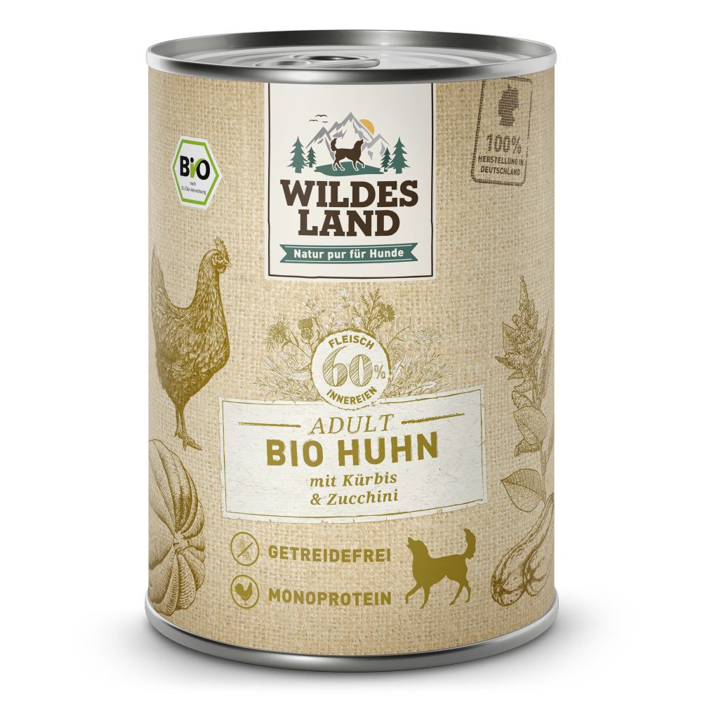Wildes Land : Bio Poulet avec Potiron & Courgettes