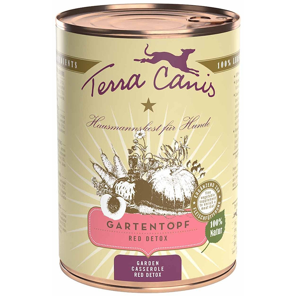 Terra Canis Gartentopf Detox Rot