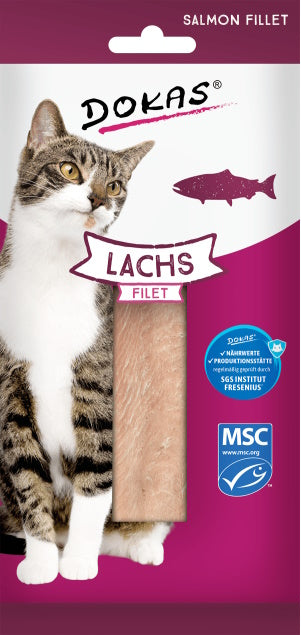 Dokas Cat Snackfilet Lachs