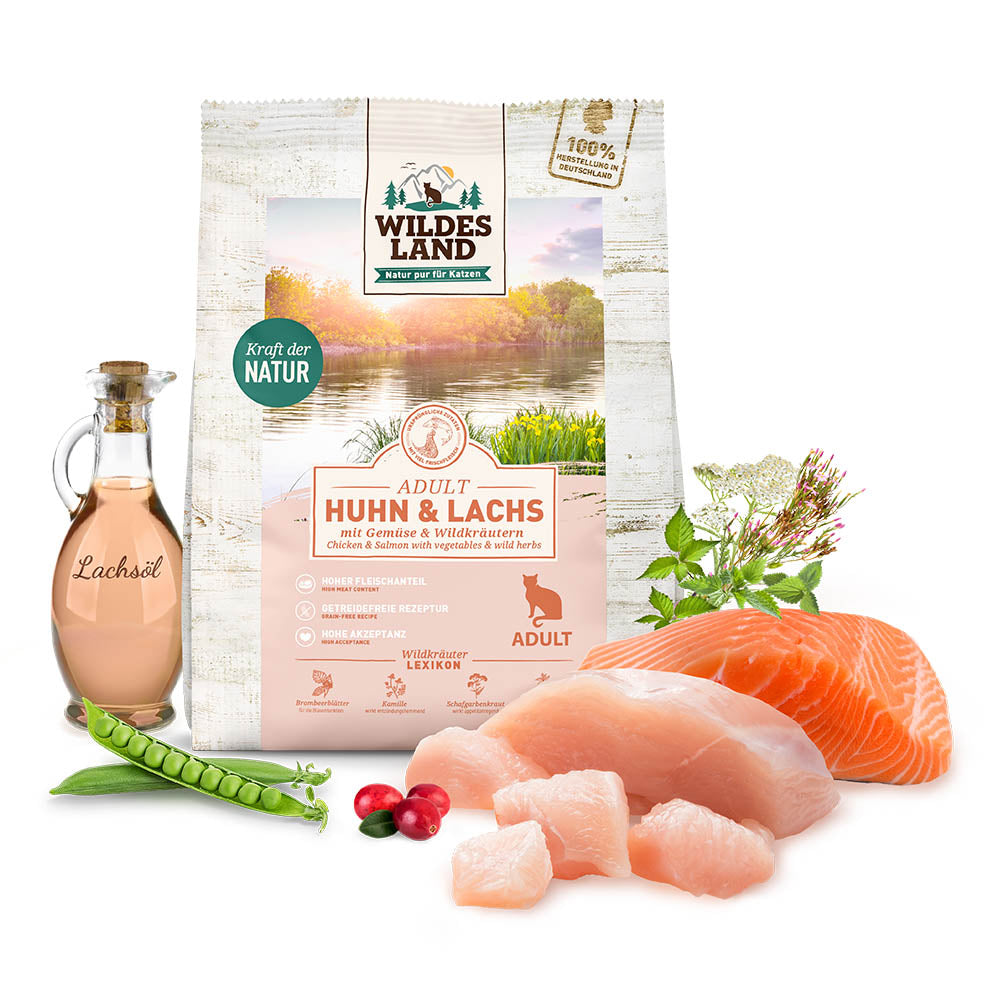Wildes Land : Poulet et Saumon avec Légumes du jardin