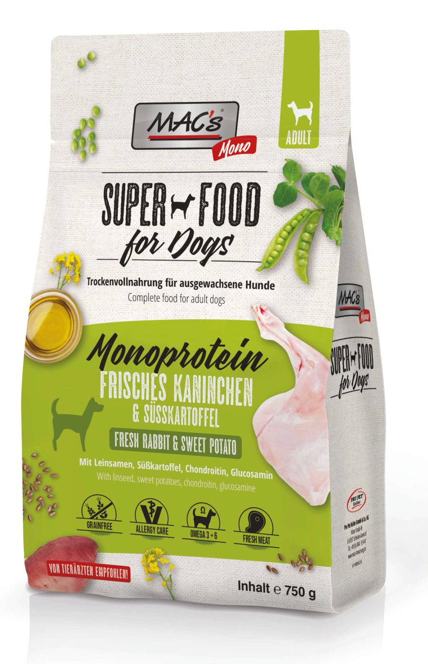 Mac's : Dog Monoproteine Adult Lapin frais