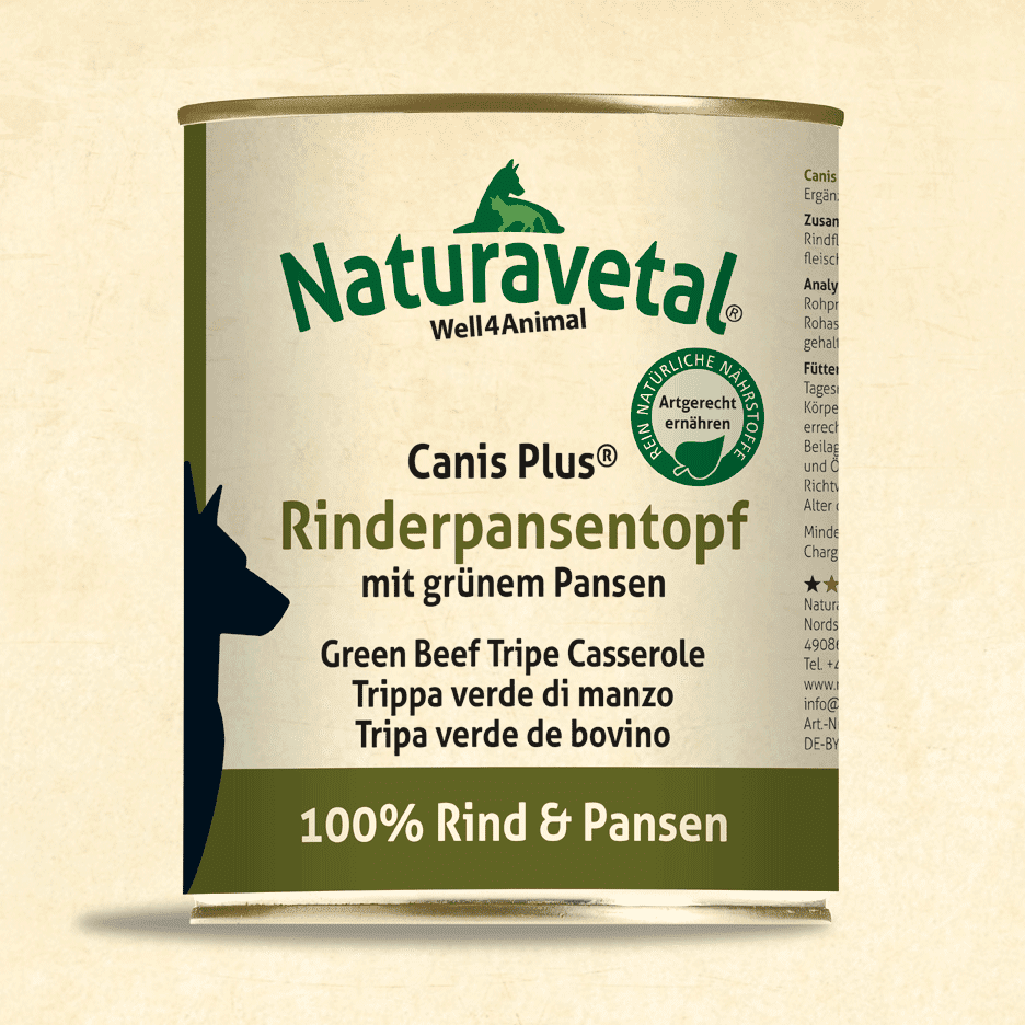 Naturavetal Canis Plus Pot de viande Panse