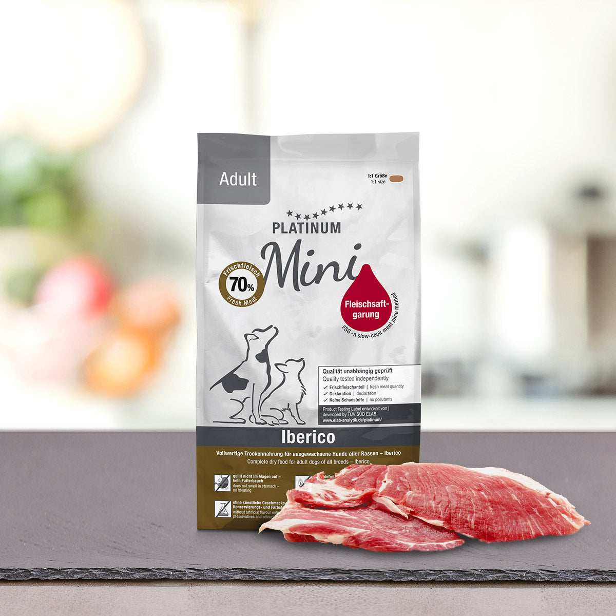Platinum : Croquettes Chien Adult Iberico Mini