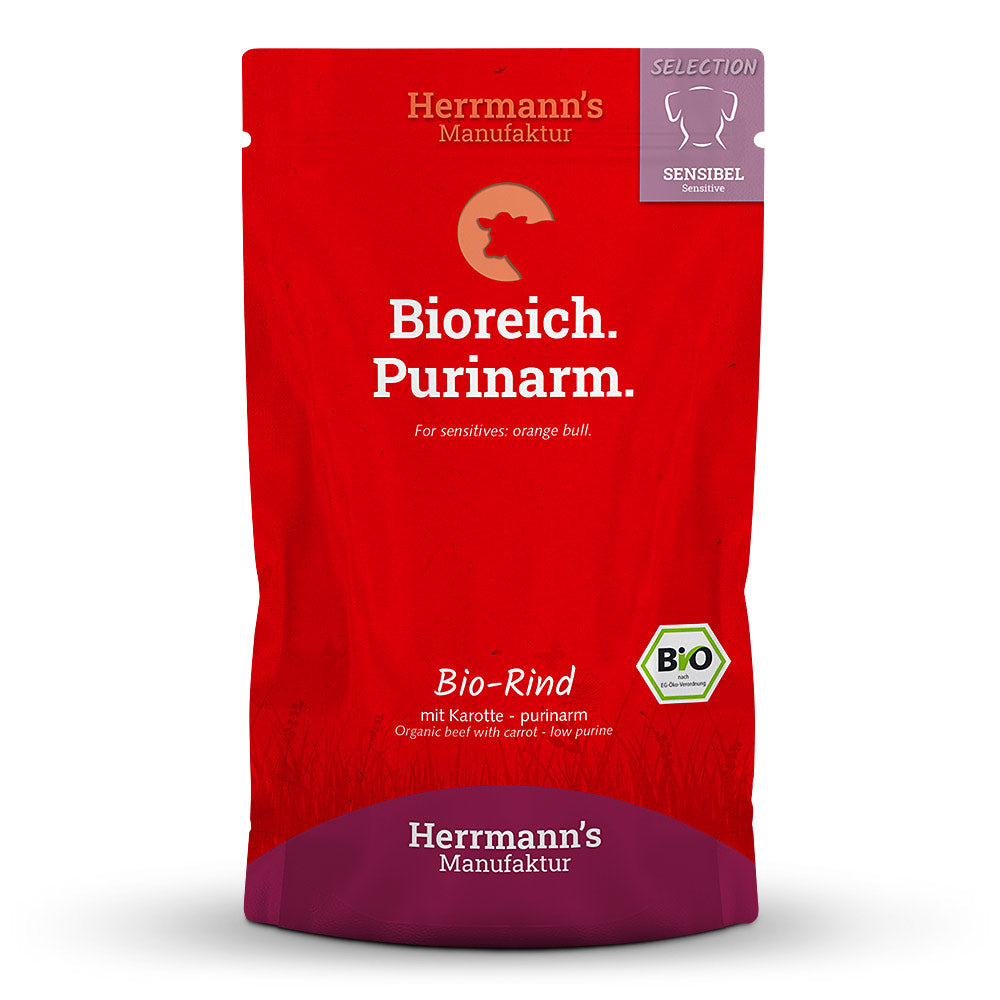 Herrmann's Dog Adult Sensibel Bio-Rind mit Karotte