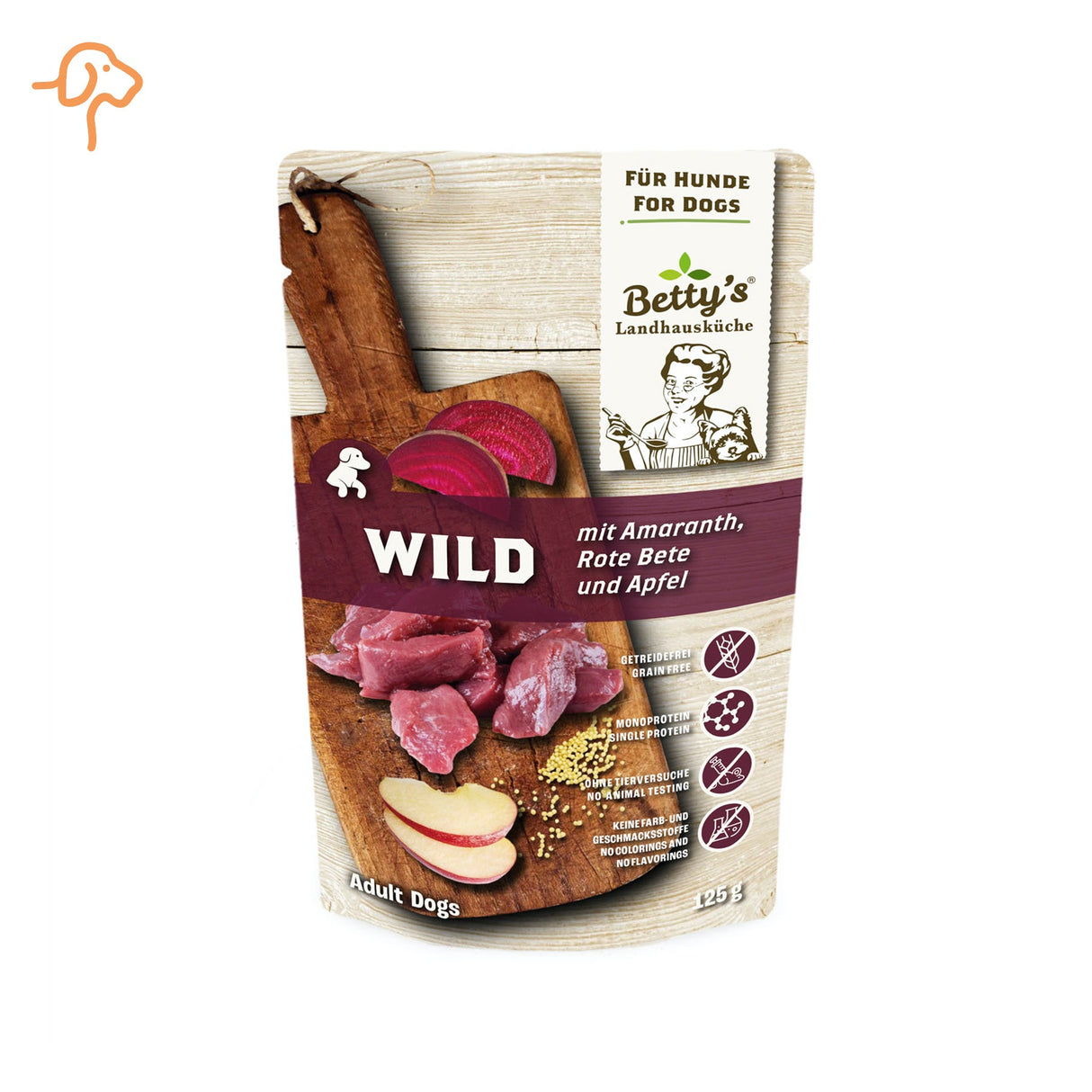 Betty's Dog Landhausküche Frischebeutel Wild & Rote Bete