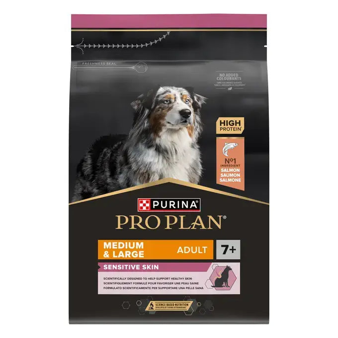 Pro Plan Dog Medium/Large Adult 7+ Sensitive Skin