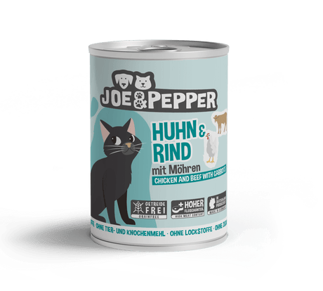 Joe & Pepper Cat Chicken & Beef with Carrots