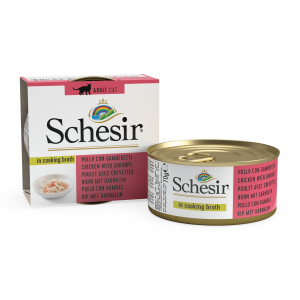 Schesir Cat Brühe Huhn mit Garnelen