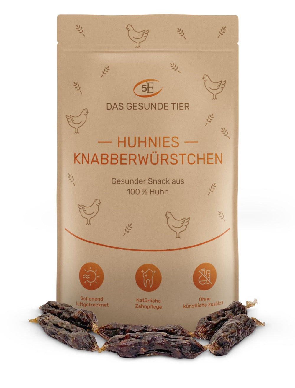 Das Gesunde Tier Huhnies Knabberwürstchen