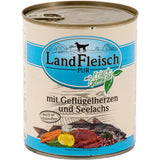LandFleisch Dog Adult Cœurs de volaille & Lieu noir