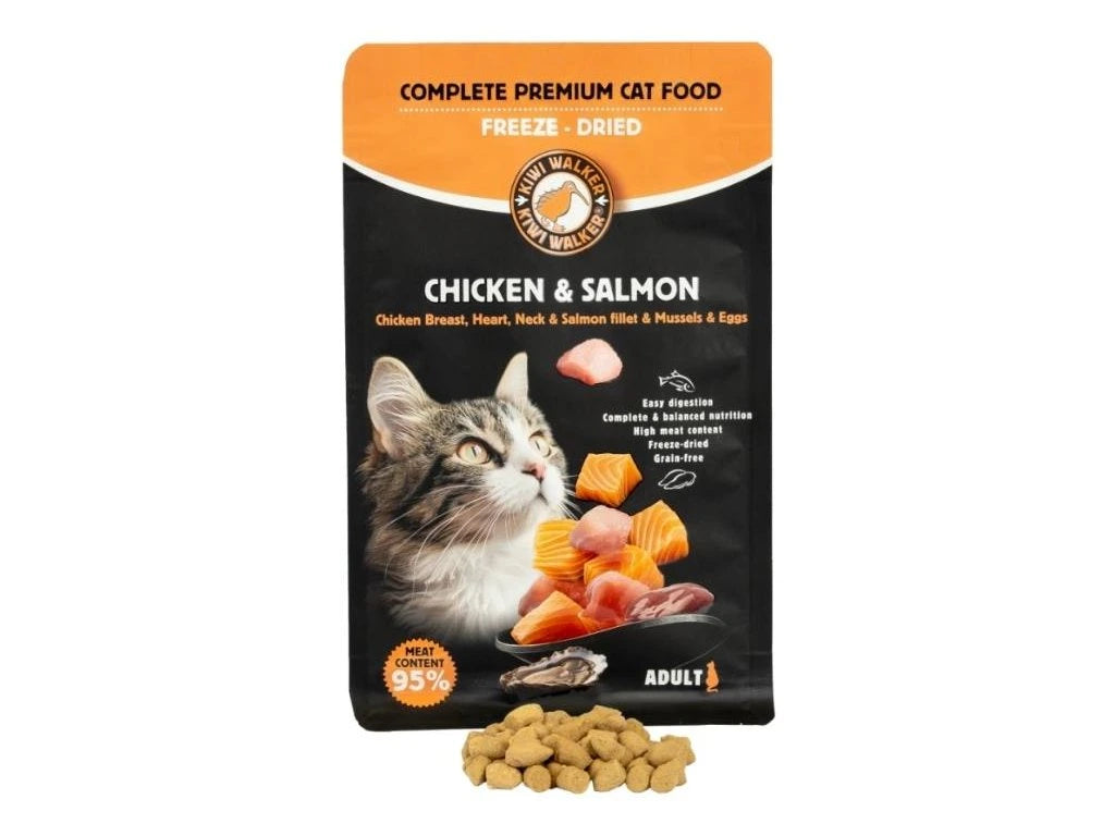 Kiwi Walker Complete Cat Food Freeze Dried Chicken
