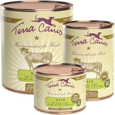 Terra Canis : Classic Adult Veau, Millet, Concombre, Melon jaune & Ail des ours