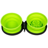 Kiwi Walker Double Travel Bowl Slowfeeder