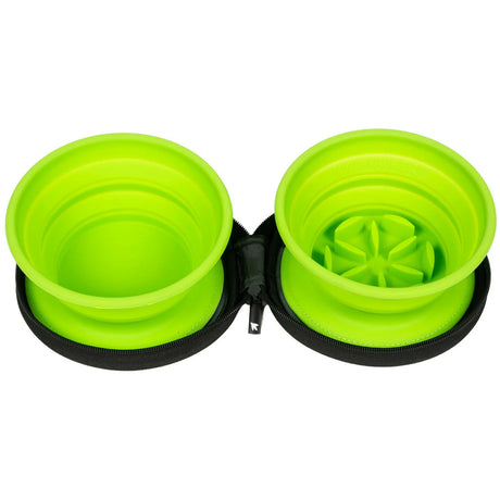 Kiwi Walker Double Travel Bowl Slowfeeder