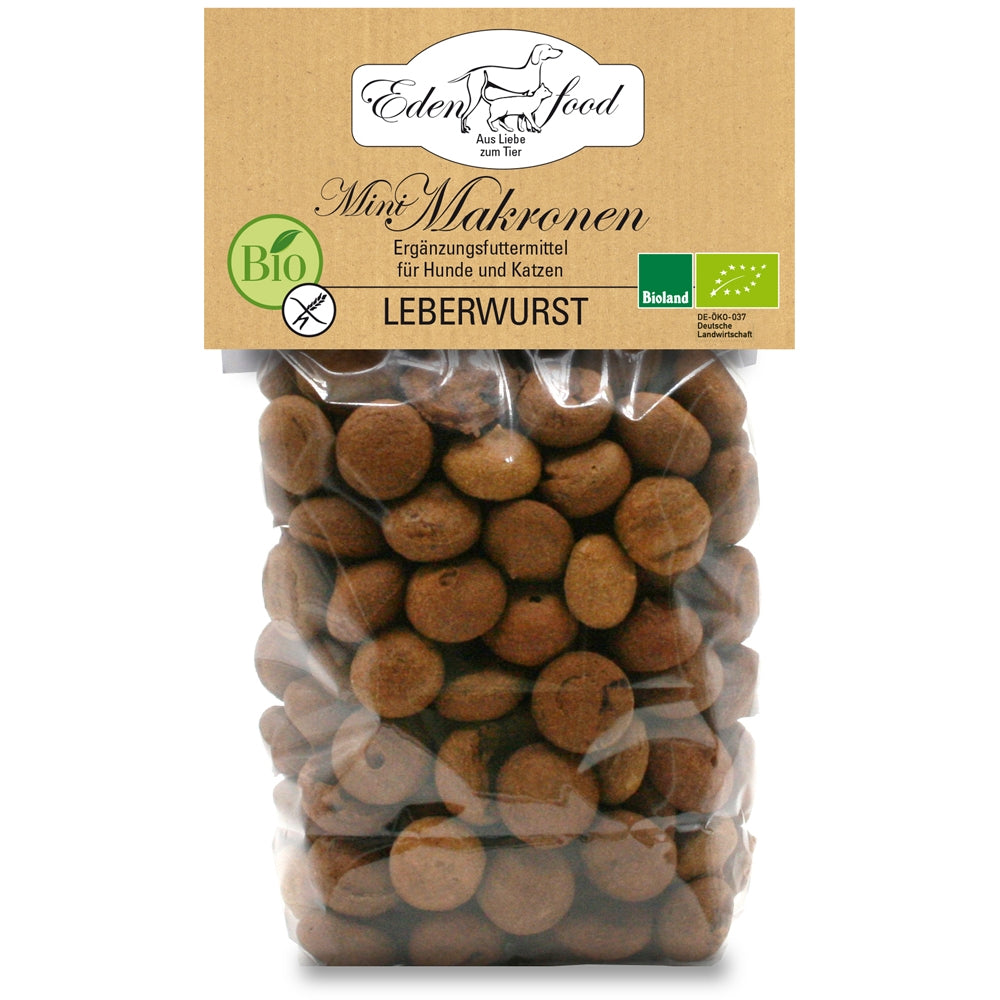 Edenfood Dog Bio-Makronen Mini Leberwurst
