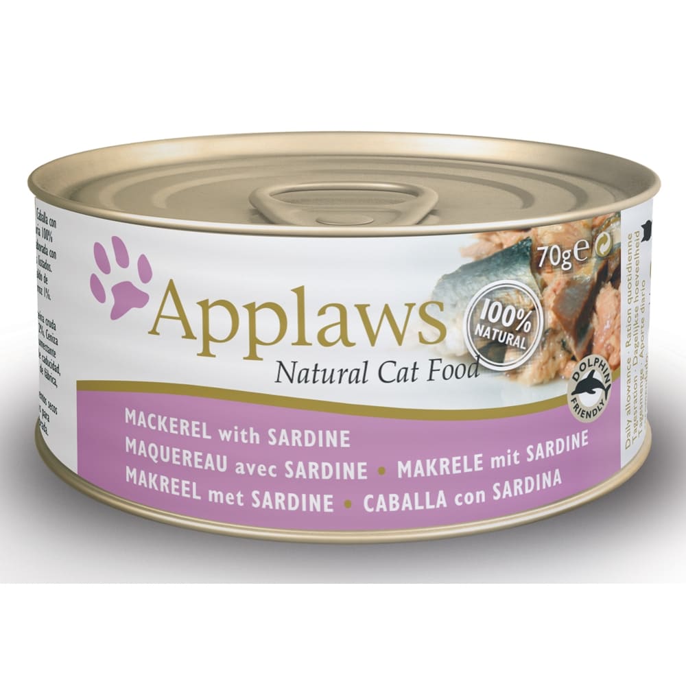 Applaws : Pâtée Chat Adulte Maquereau & Sardines