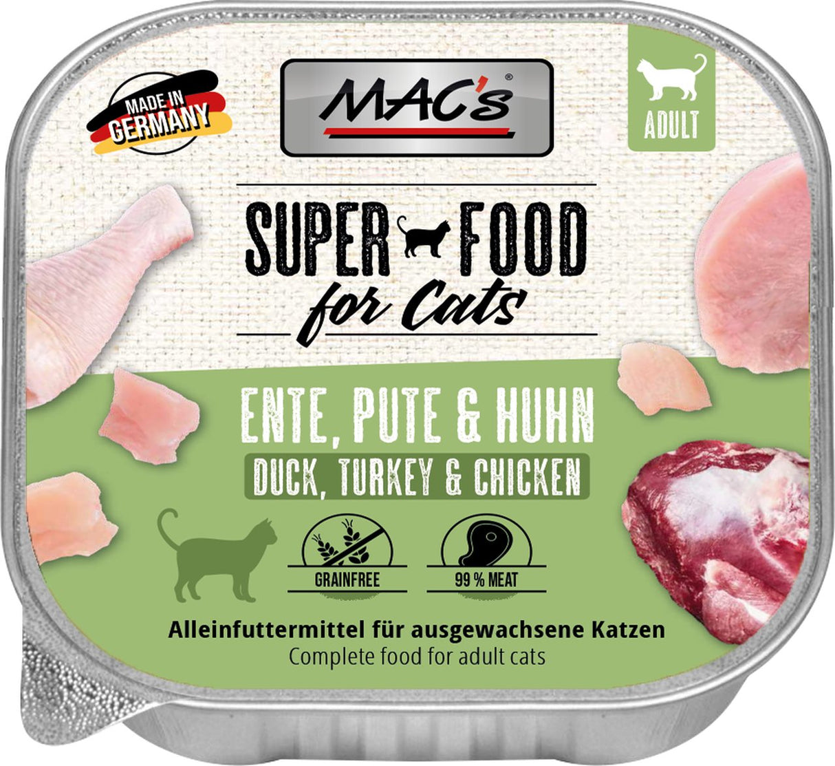 Mac's Cat Canard, Dinde & Poulet