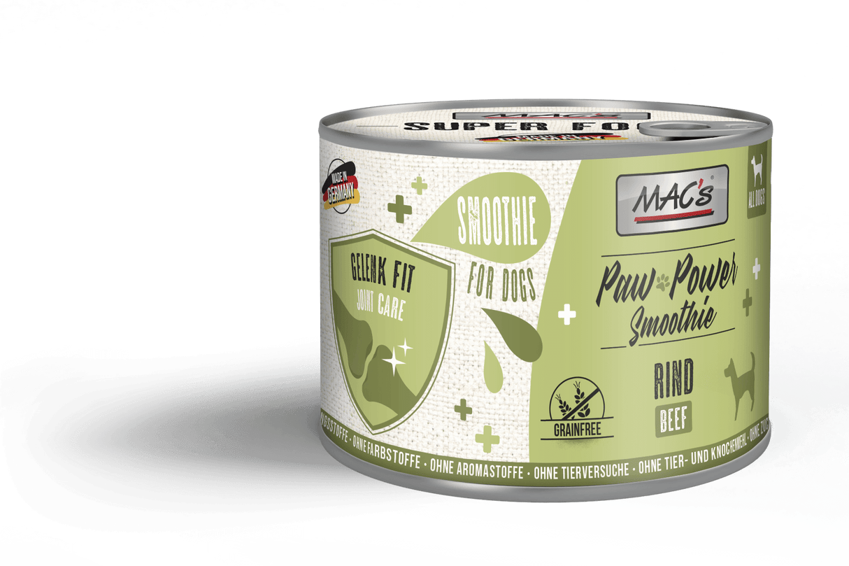 Mac's Hund Pfoten-Power-Smoothie Gelenk Fit Rind