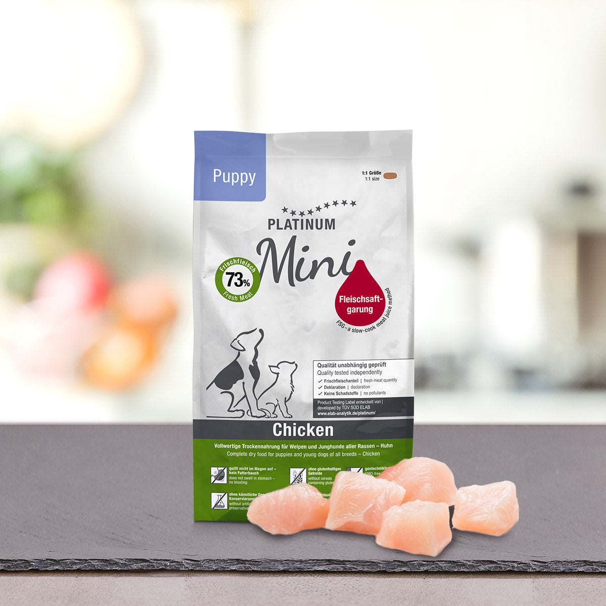 Platinum : Croquettes Chien Chiot Poulet Mini