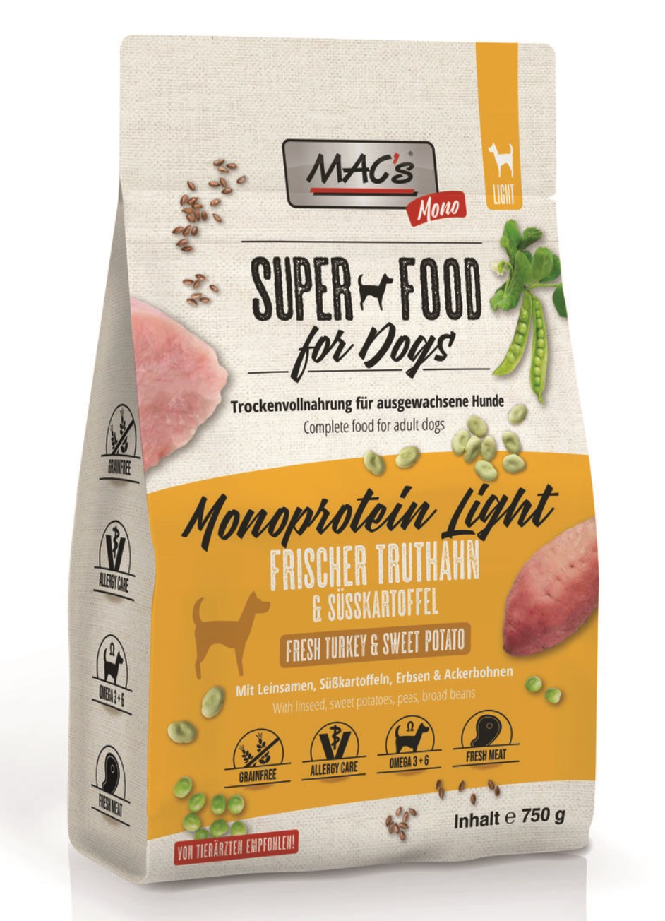 Mac's : Dog Monoproteine Light Dinde fraîche