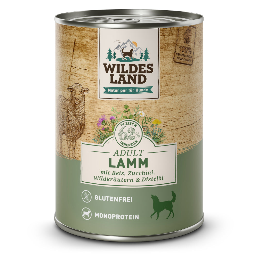Wildes Land : Bio Agneau avec Riz & Courgettes