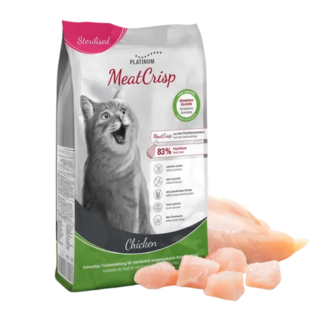 Platinum Cat MeatCrisp Sterilised Chicken
