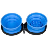 Kiwi Walker Double Travel Bowl Slowfeeder