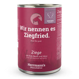 Herrmann's : Pâtée Chien Adult Sensible Chèvre bio avec Betterave rouge et Millet