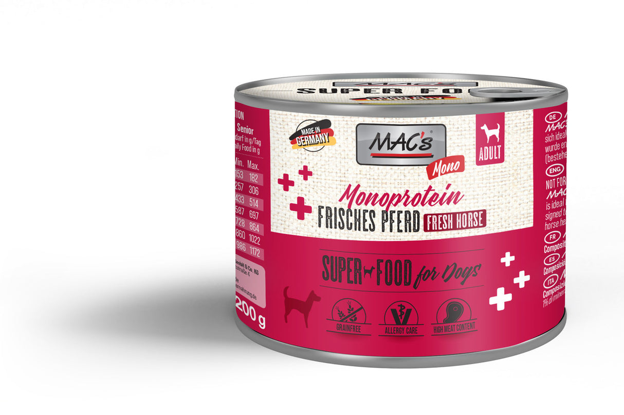 Mac's : Dog Mono Cheval frais