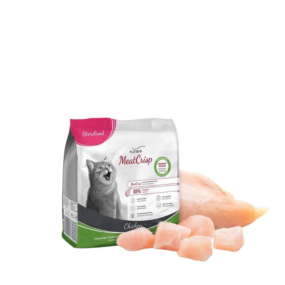 Platinum Cat MeatCrisp Sterilised Chicken