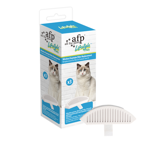 AFP Lifestyle 4 Pets Wireless Fountain Filter Replacement 3 pack