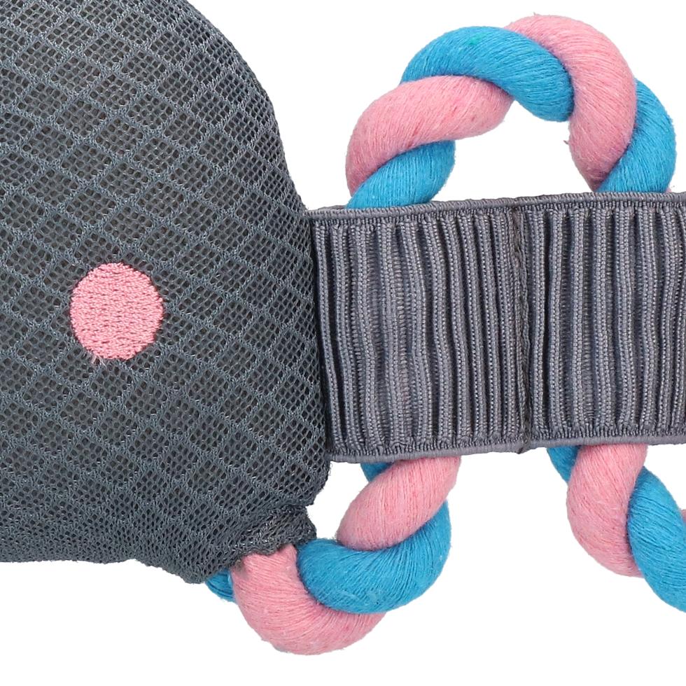 CoolPets Pull Me! Crocky Rope Flamingo