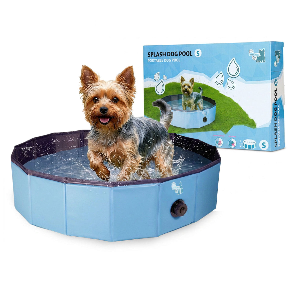 CoolPets Splash Dog Pool