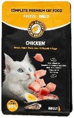 Kiwi Walker Complete Cat Food Freeze Dried Chicken and Salmon