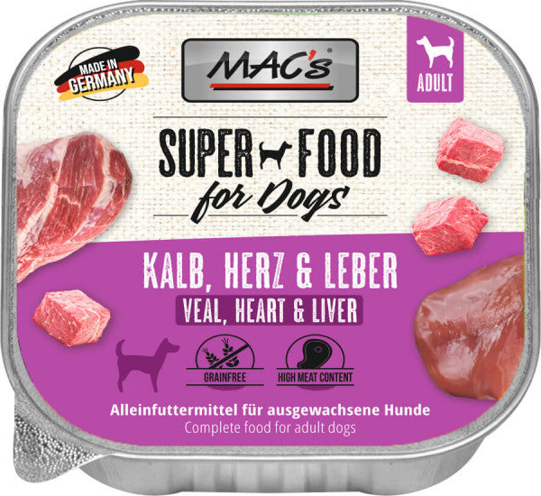 Mac's Hund Kalb, Herz & Leber