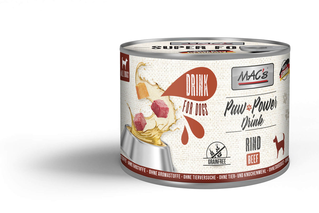 Mac's : Dog Paw Power Drink Bœuf