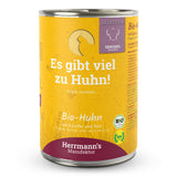 Herrmann's : Pâtée Chien Adult Sensible Poulet bio avec Carotte et Riz